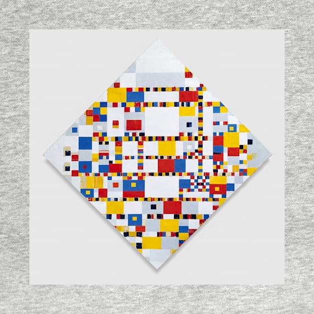 Victory Boogie Woogie by Mondrian by MurellosArt